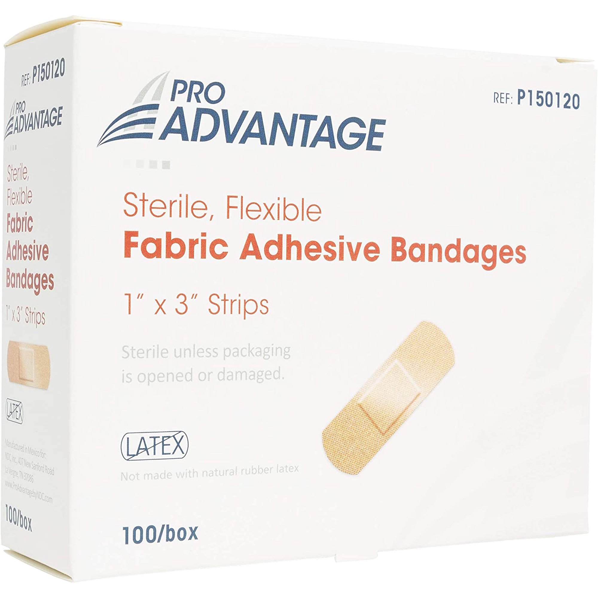 Bandages Flex Fabric Adhesive ProAdvantage Latex .. .  .  